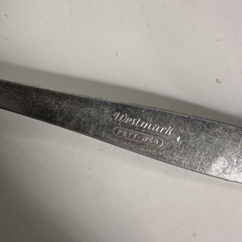 WESTMARK Fat Off Silver Aluminum Ladle‎ Fat Skimmer Spoon Fett-Weg Germany 11" - Picture 4 of 4